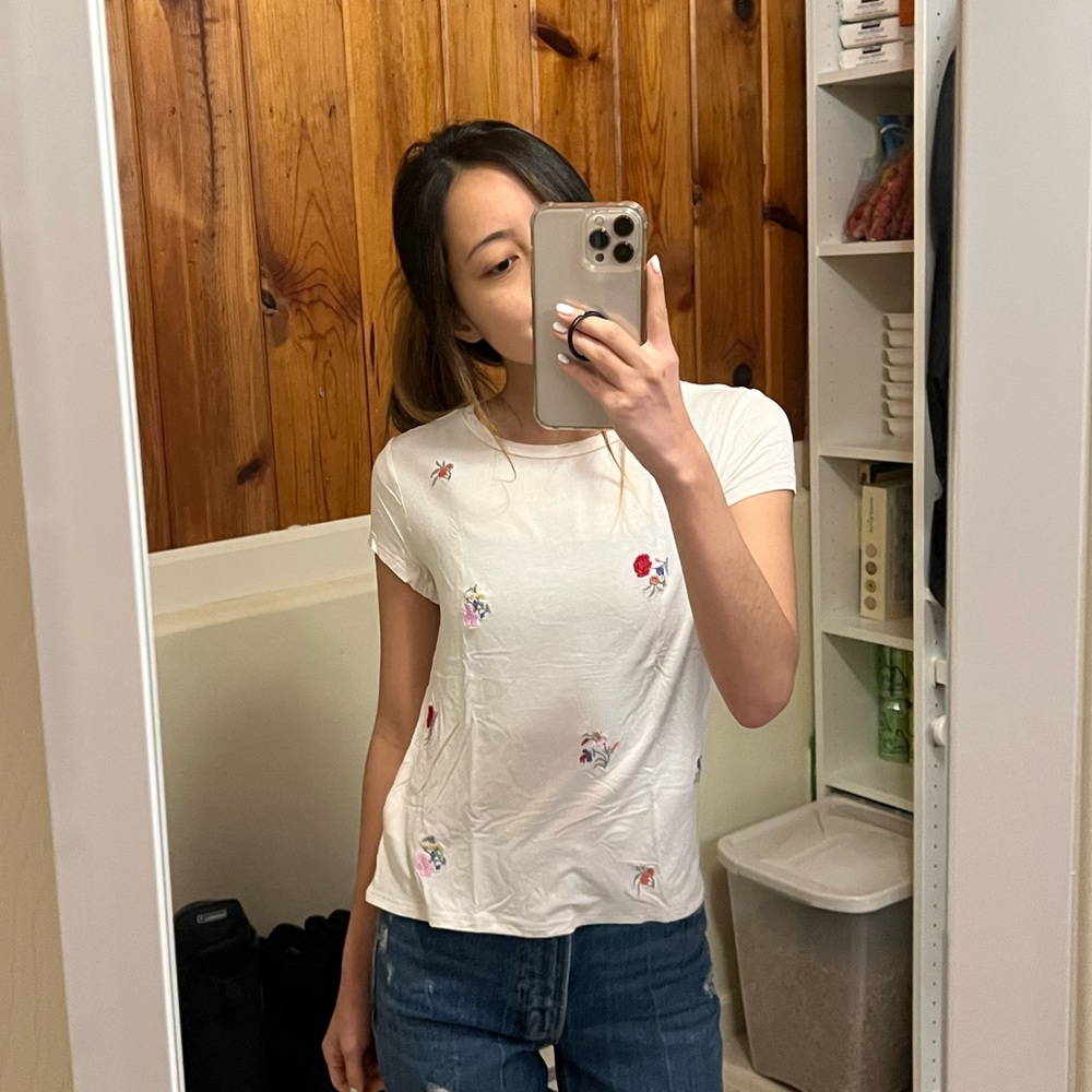 American Eagle Embroidered Shirt